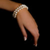 Double Strand Potato Style Pearl Bracelet