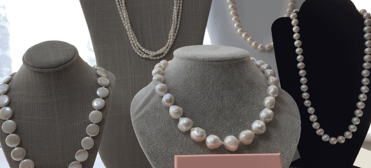 Pearl necklaces