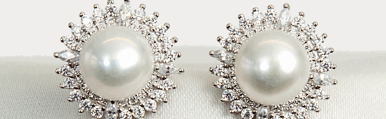 Pearl earrings